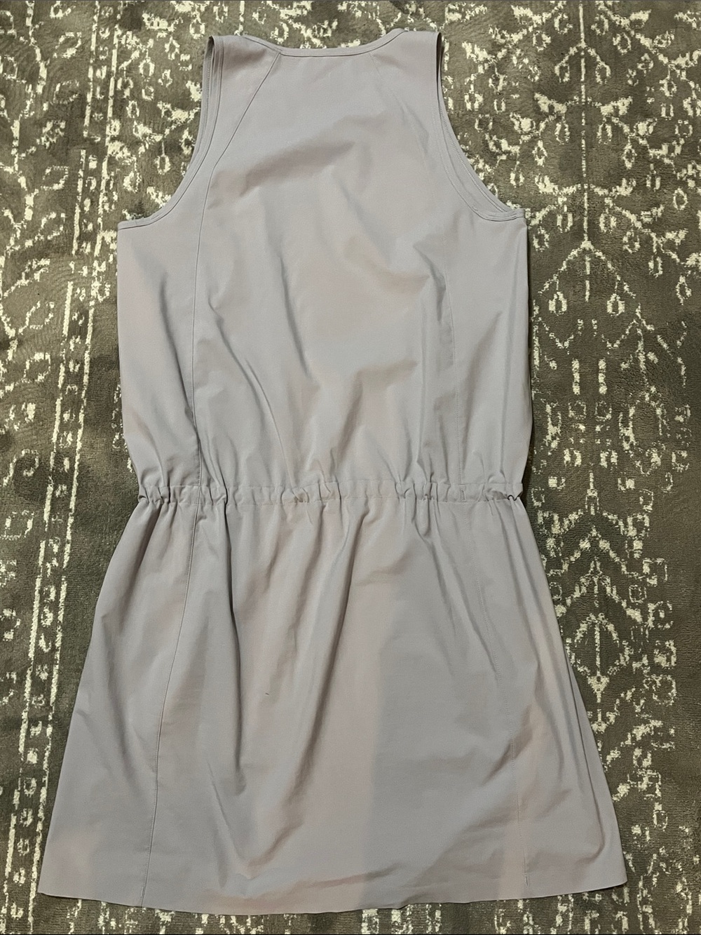 Light Grey Arc’Teryx Contenta  Sleeveless Drawstring Waist Dress - Picture 6 of 8